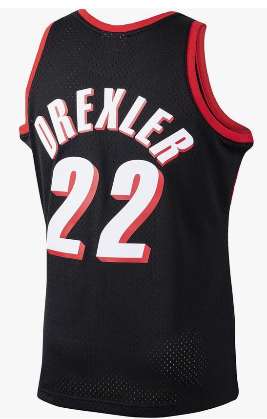 Clyde Drexler Portland Trail Blazers Black Youth 8-20 Hardwood Classic Soul Swingman Player Jersey